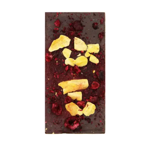 [60212] Premium Bitterschokolade - Mango, Kirsche